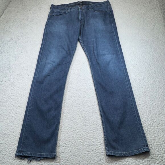 Paige Jeans Men 36x32 Blue Transcend‎ Federal Slim Straight Jean Cellar Stretch - Picture 1 of 16